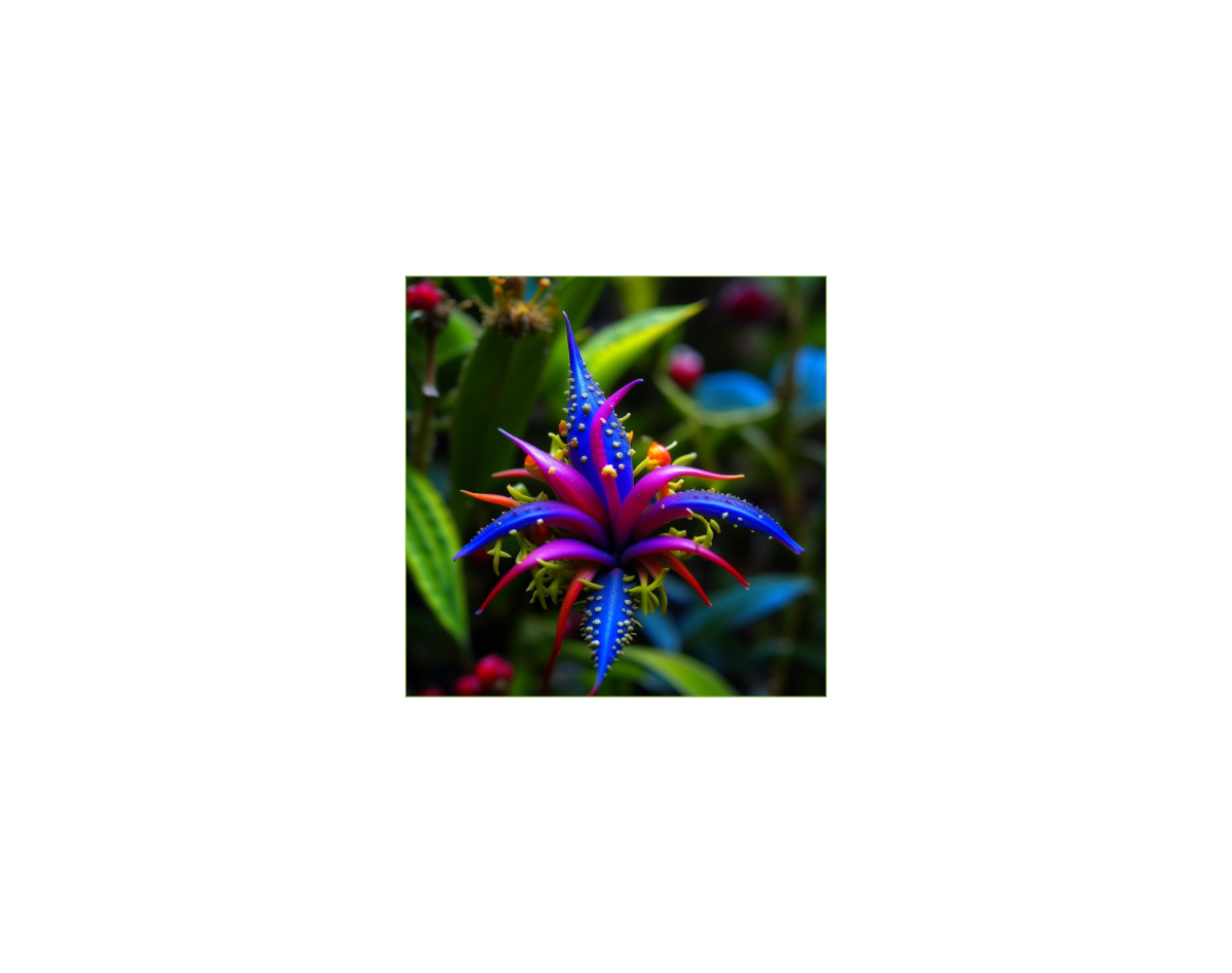 Вот таким представляет этот цветок ИИ...