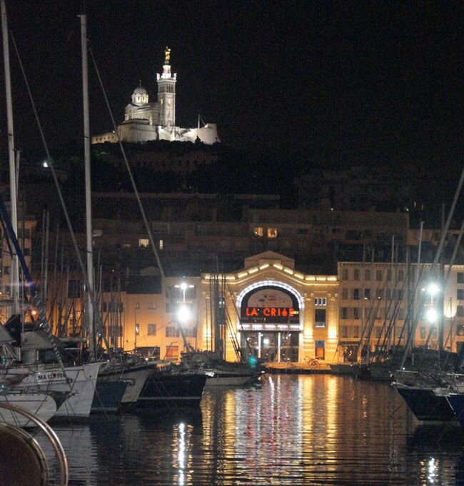 Марсель ночью