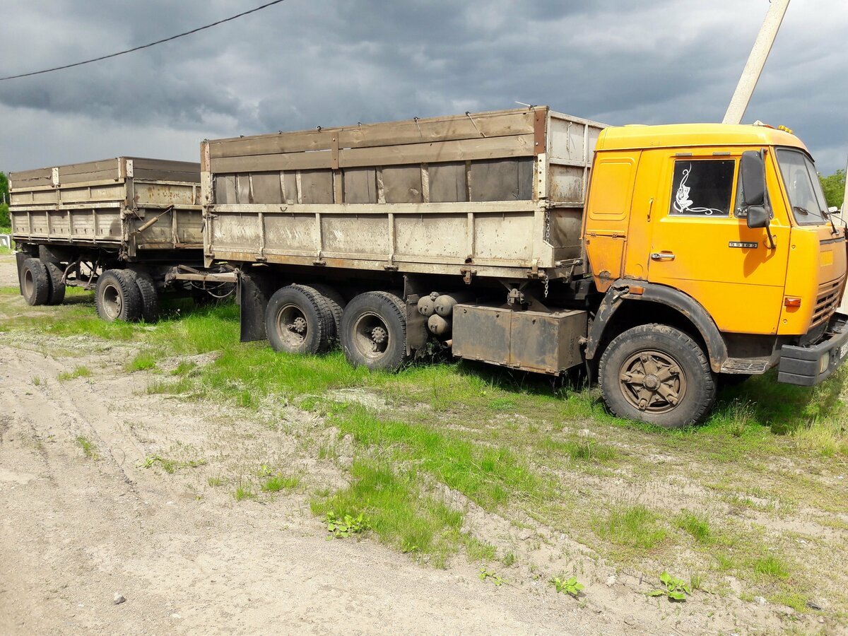 КАМАЗ-55102 — первый самосвал для сельского хозяйства | KAMAZ-online | Дзен