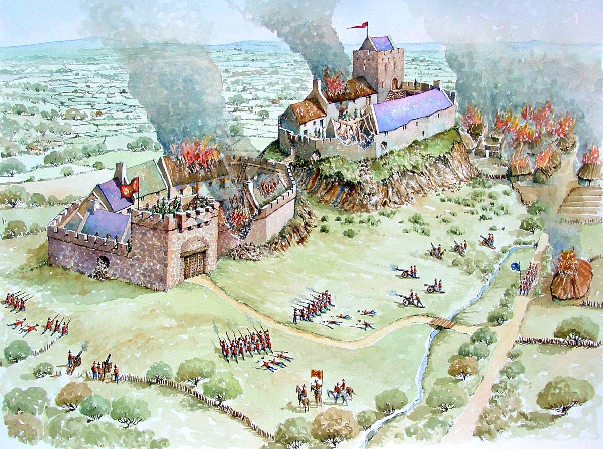 Опишите рисунки 1 штурм крепости