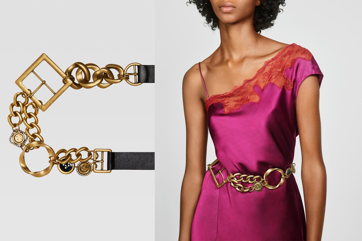 Можно носить с платьем, жакетом, свитером и даже пальто