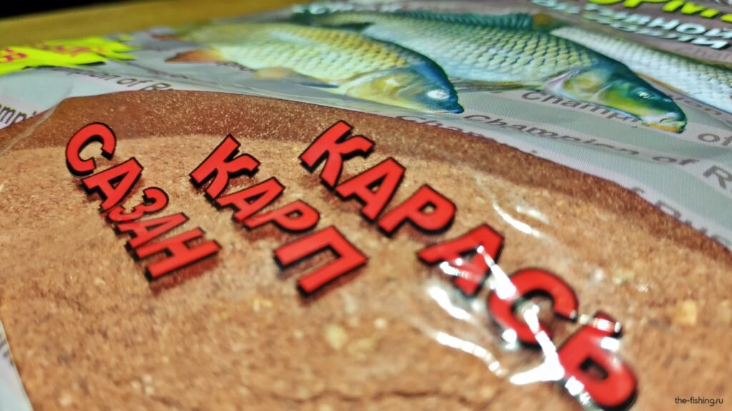 Прикормка из рыболовного магазина