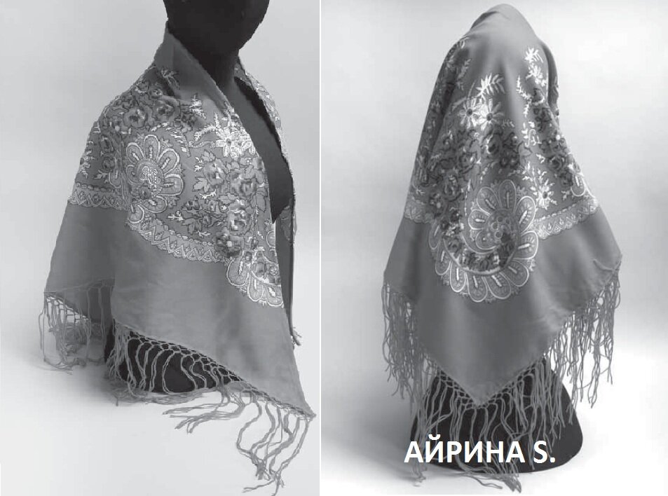 Платок головной. Г. Вьяна-ду-Каштелу, Португалия. 2010 (Е. С. Соболева, 2013 Электронная библиотека Музея антропологии и этнографии им. Петра Великого (Кунсткамера) РАН, http://www.kunstkamera.ru/lib/rubrikator/08/08_03/978-5-88431-228-9/