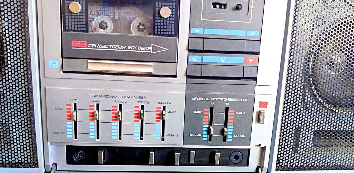 Панель управления крупным планом.