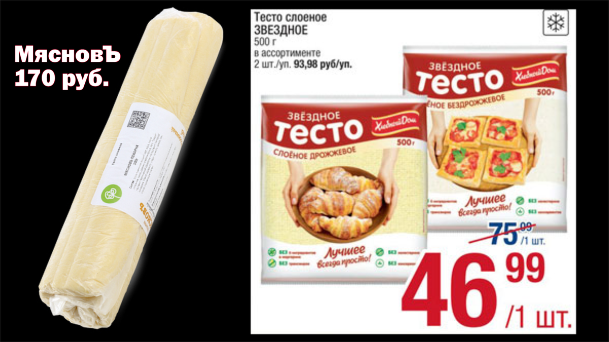 Тесто "МясновЪ" и "Звёздное" самое вкусное
