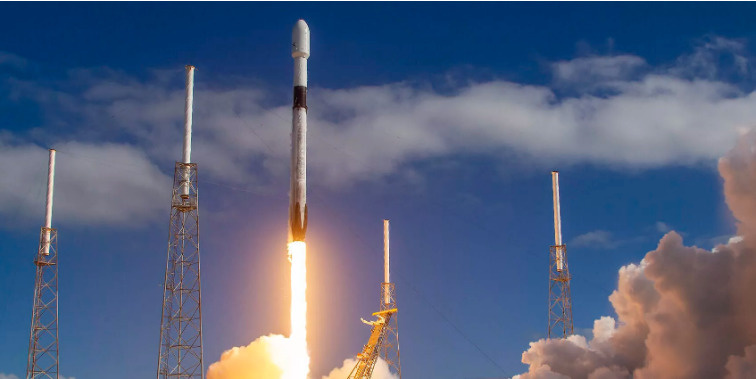 Запуск Falcon 9 в ноябре 2019 года вознёс 60 спутников Starlink.