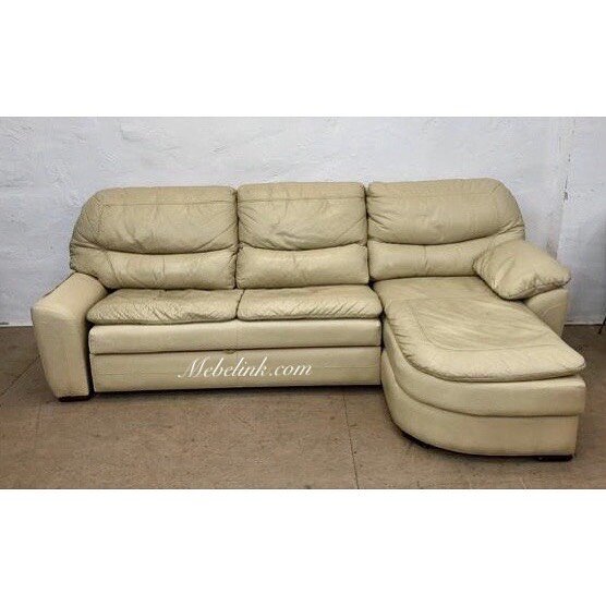 Реставрация углового дивана - "До"