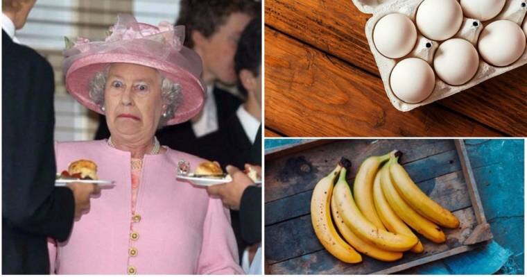 Продукты, которые никогда не появятся в рационе королевы Великобритании