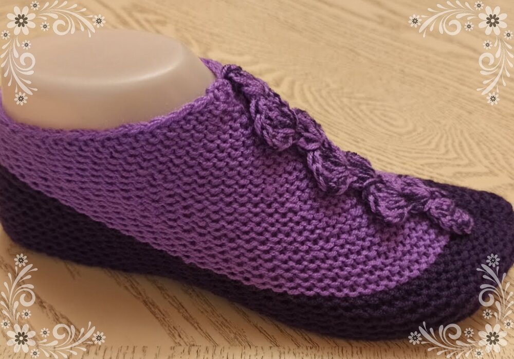 Модель следков, которые будем вязать.