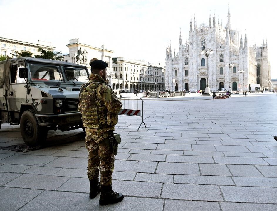 В Италии национальный карантин