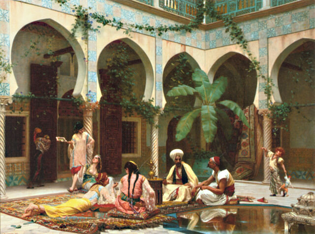 Gustave Clarence Rodolphe Boulanger, Le harem du palais
