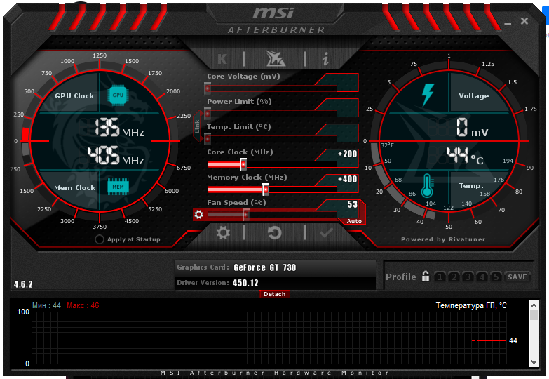 Как разблокировать Core voltage в MSI Afterburner? - Общие вопросы по майнингу - Биткоин форум