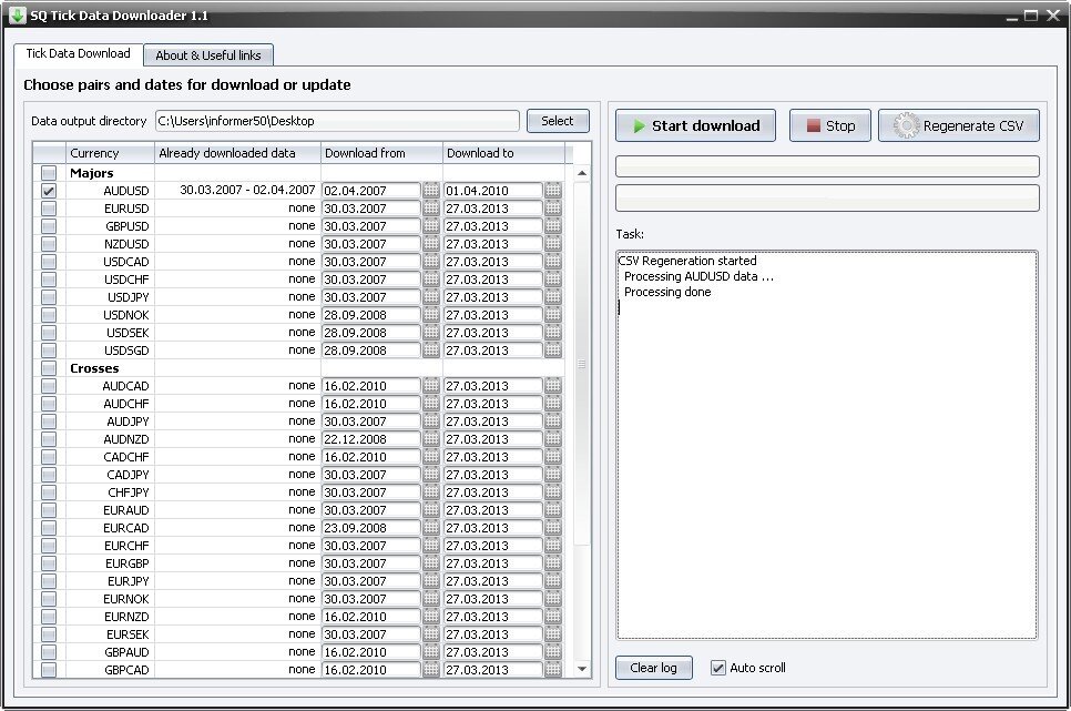 Data downloader. Downloader.