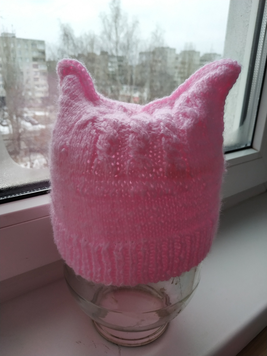 Моя шапка с ушками