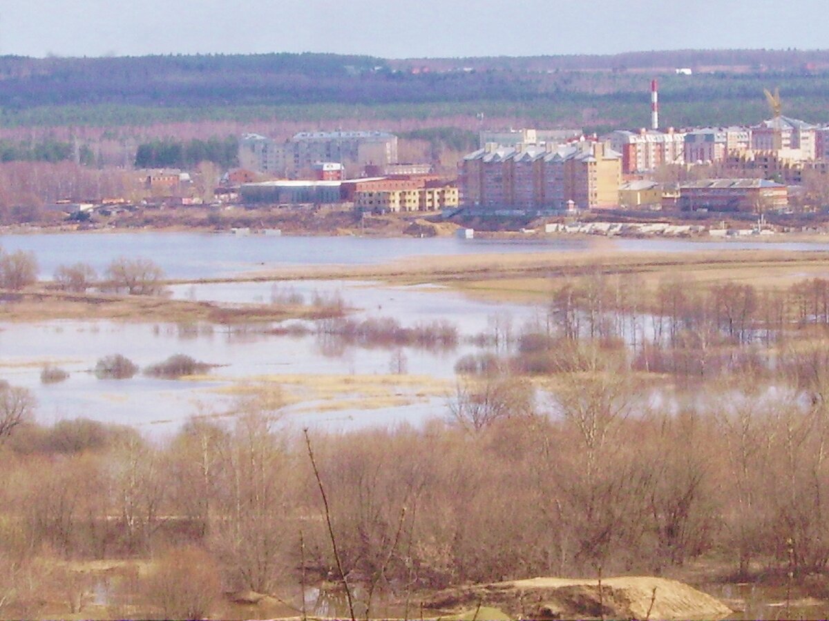 Разлив Клязьмы в 2005 году.