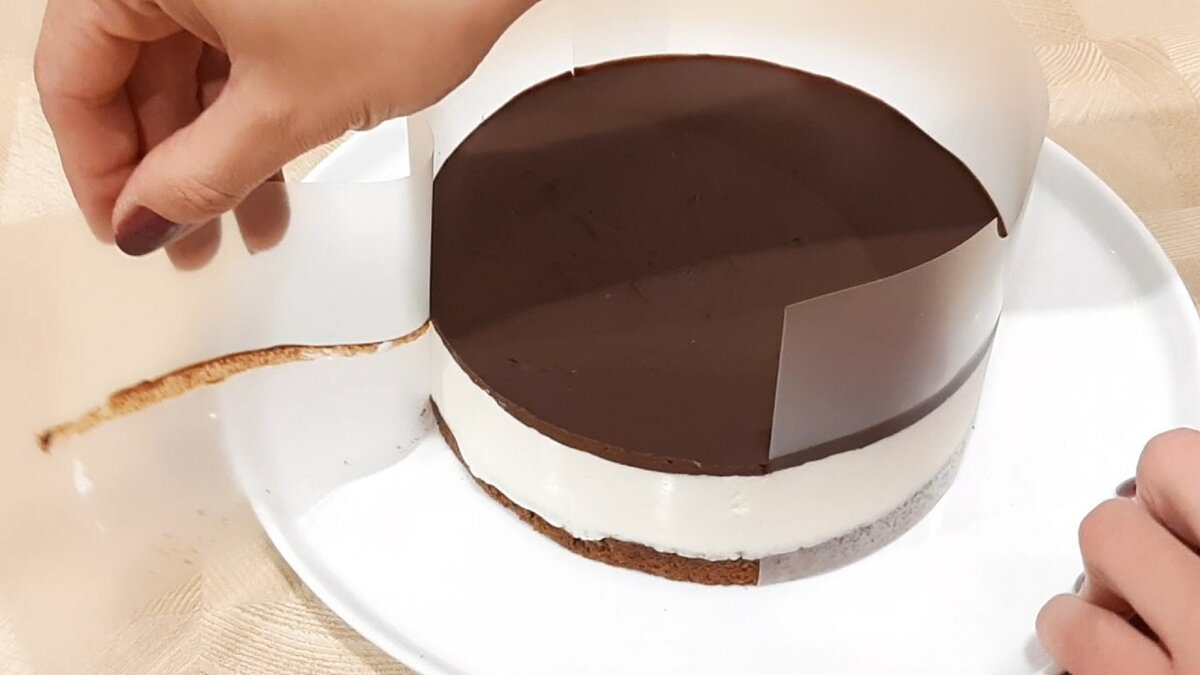 Творожный торт с шоколадом