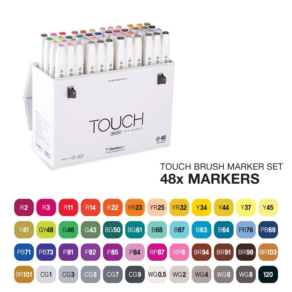                                                               Маркеры Touch Twin Marker Brush