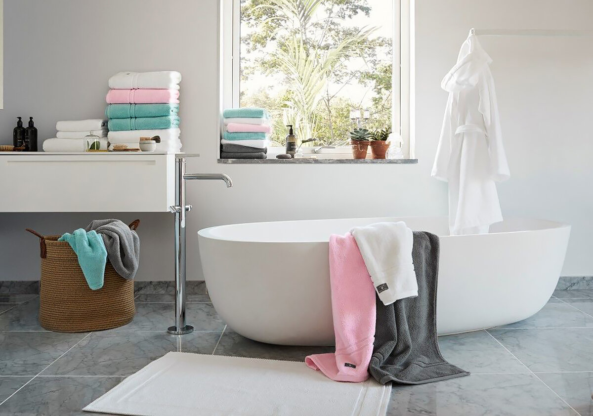 Махровые полотенца для ванной из новой коллекции Gant Home уже в Евродом!