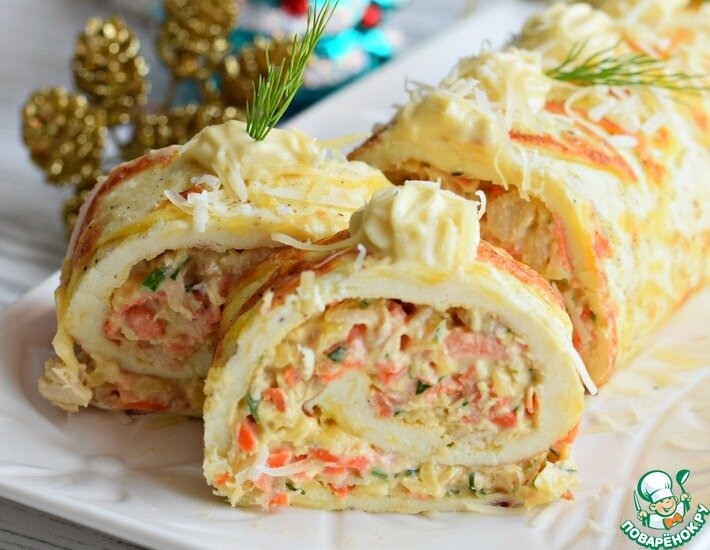 Рулет с сыром