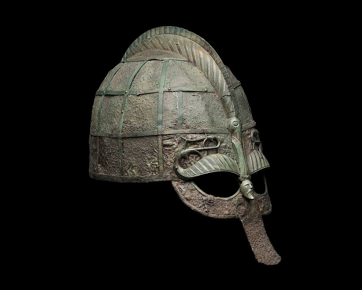 Вендельский шлем. Источник: Ola Myrin, Statens historiska museum