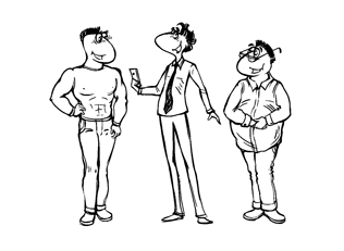 Астеники, пикники, атлетики. Типы телосложения и спорт. Картинка с сайта: https://i.factor.ua/journals/nibu/2017/february/issue-13/article-25179.html