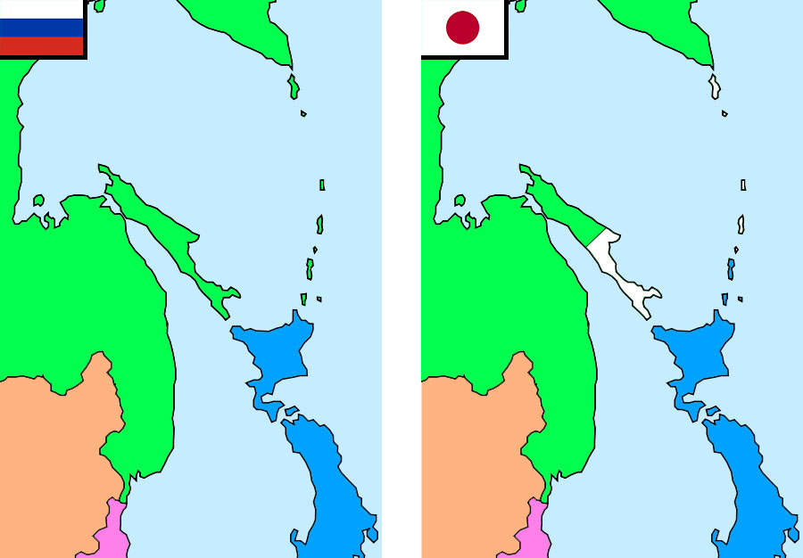 Территориальные споры японии. Танфильева остров Курилы. Территориальный спор России и Японии. Спорные острова Японии и России. Спорные территории России и Японии.