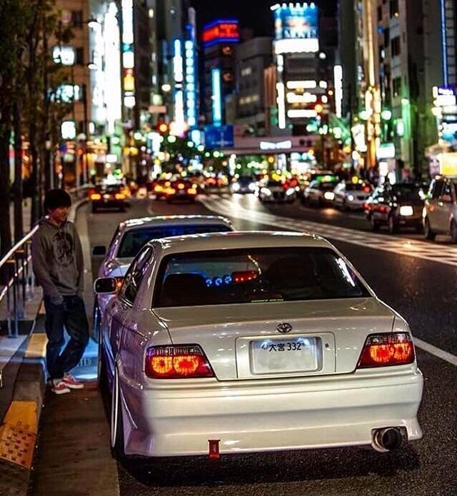 toyota chaser 100 japan street