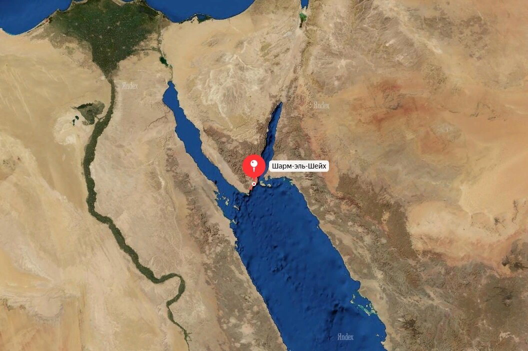 Шарм-эль-Шейх на карте Яндекс