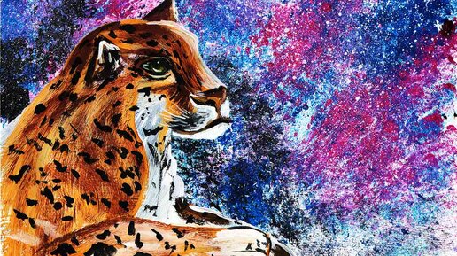 Как нарисовать леопарда Сабора из Тарзана простым карандашом поэтапно