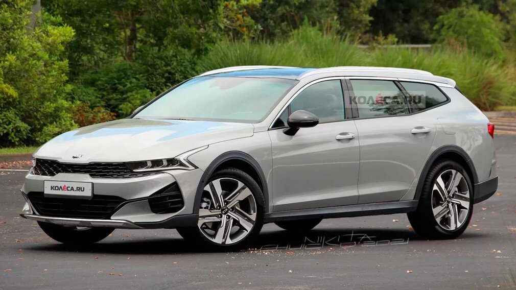 Кросс-универсал Kia K5. Рендеры: "Колеса.ru"