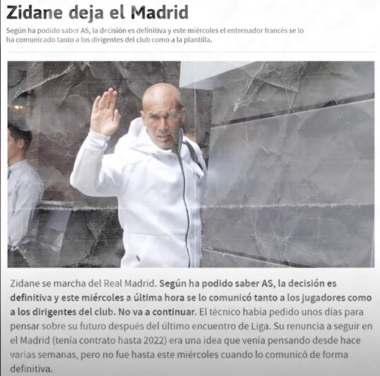 Испанское издание "AS"