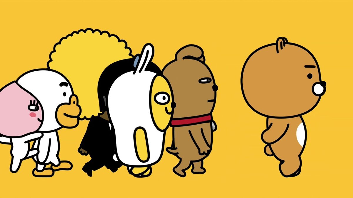 Существа из мессенджера "КакаоТок"