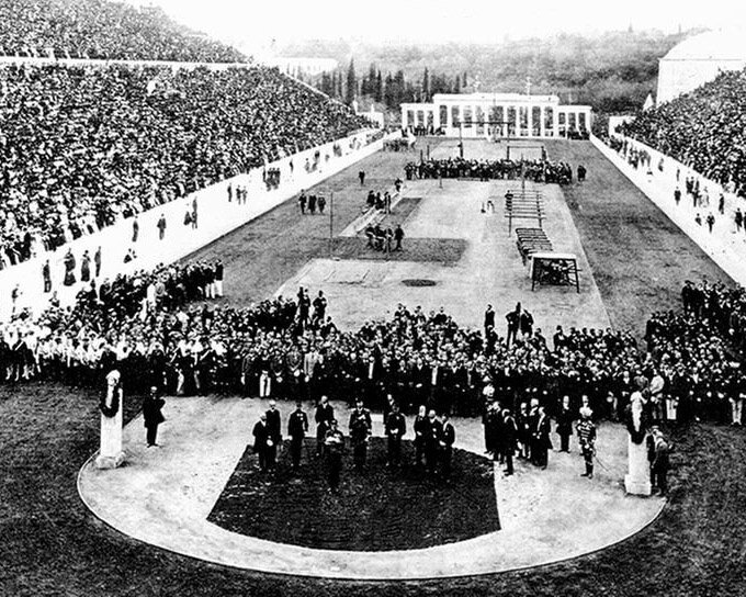 Открытие Олимпиады в Афинах, 1896