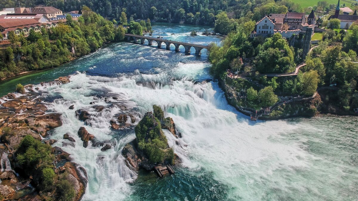 Водопад в германии