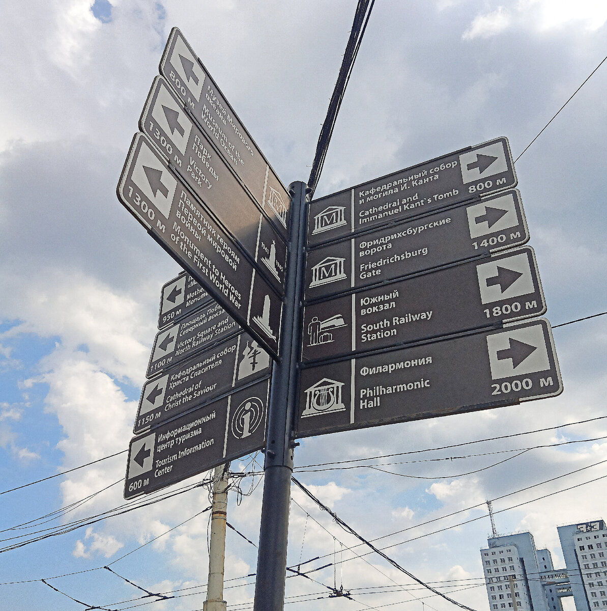 Указатель в Калининграде, фото автора ©