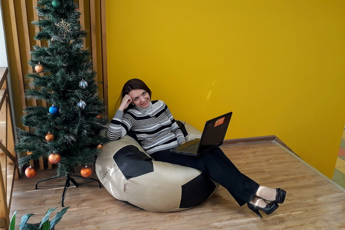 Старое фото, но типичный мой вид.