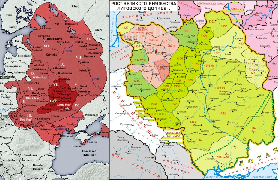 Вкл карта на современной карте