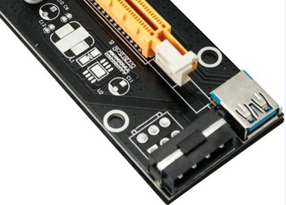 Райзер с разъемом питания MOLEX 