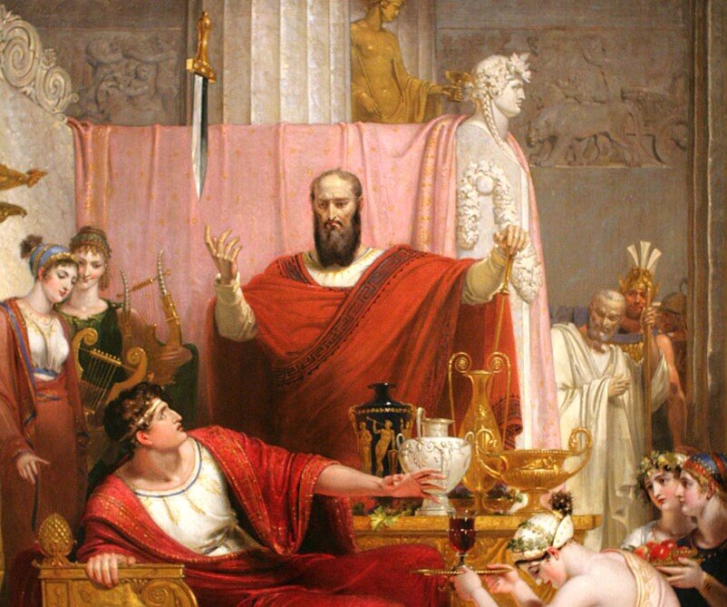 Картина Ричарда Уэстолла - "Дамоклов меч". Картинка из интернета