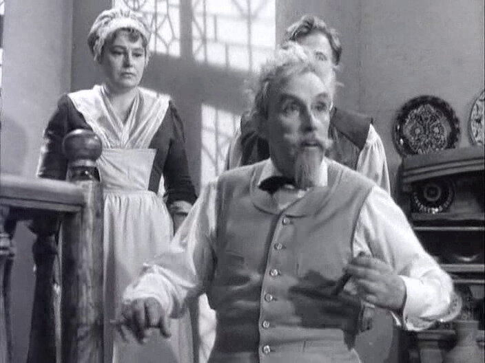 Эраст Гарин в фильме "Обыкновенное чудо"