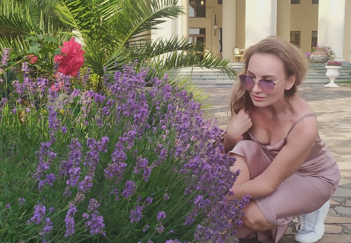 Лаванда в Абхазии, бывает и такое:) Фото автора.