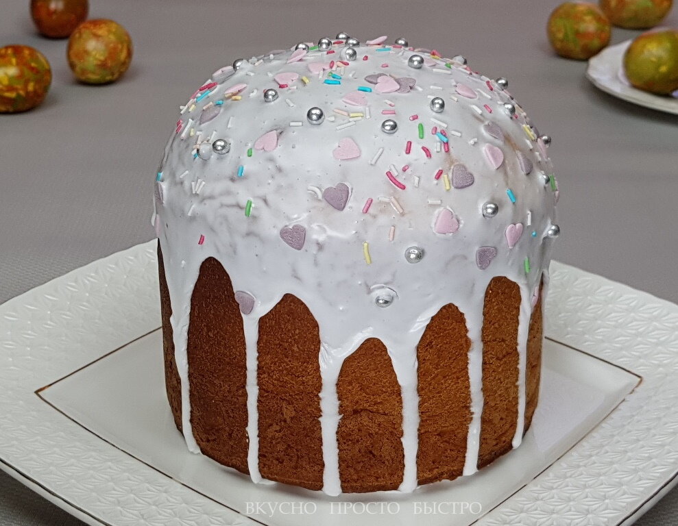 Пасхальный кулич - рецепт на канале Вкусно Просто Быстро