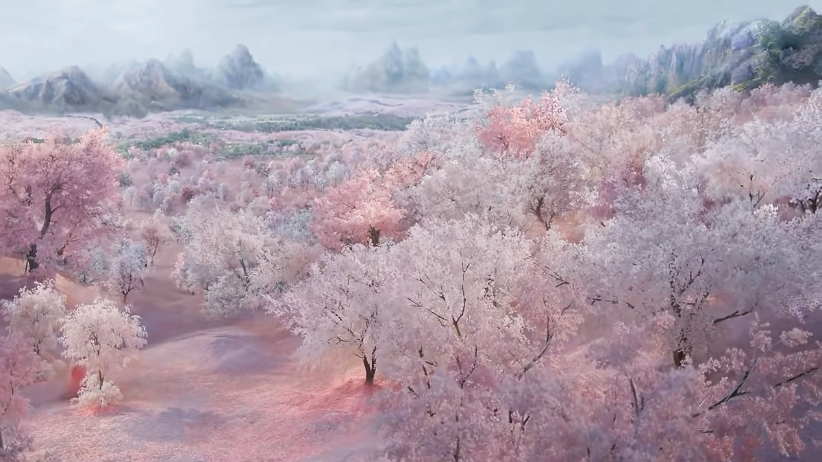 Кадр из дорамы "Повстречавшая дракона", Китай, 2021