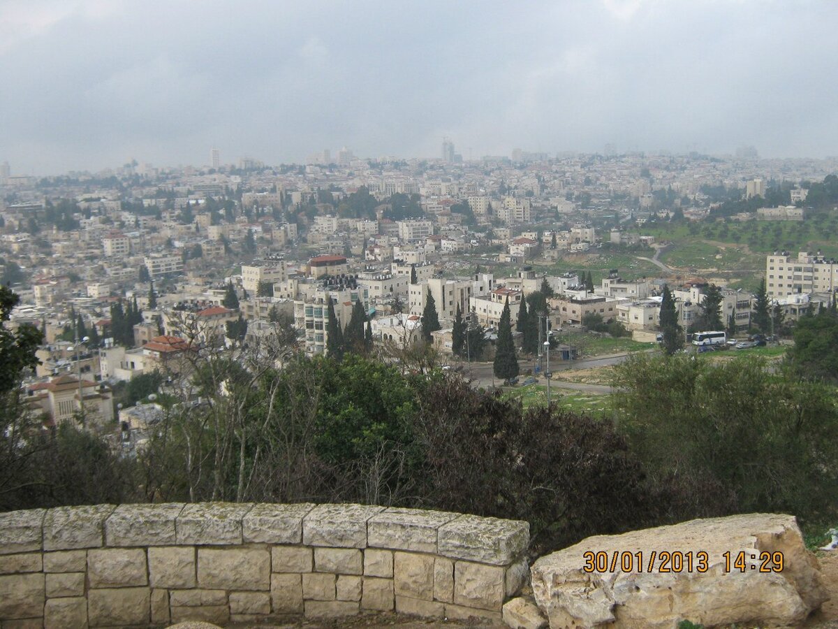 вот таким мы увидели Иерусалим