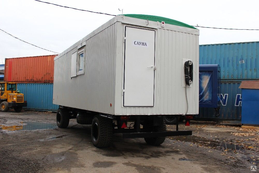 Вагон-дом сауна на колесах