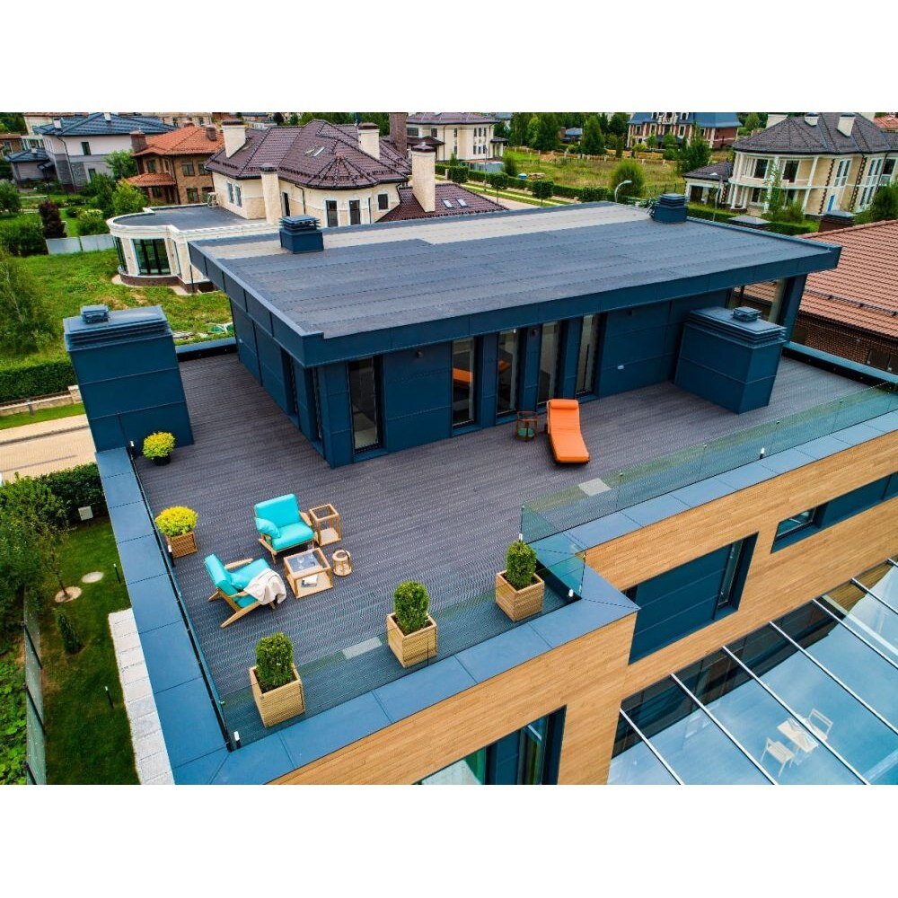 Дома с плоскими крышами