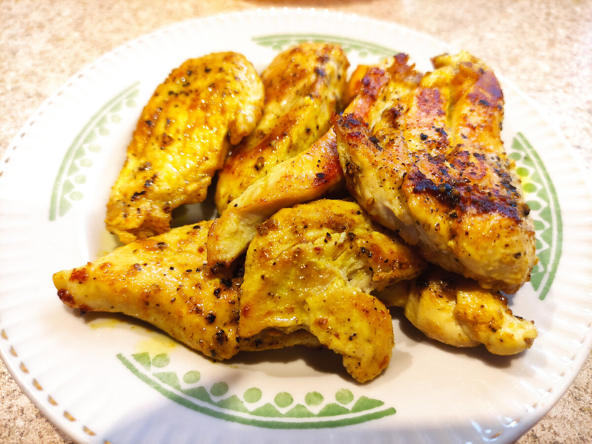 Обжареная курица (фото автора) 