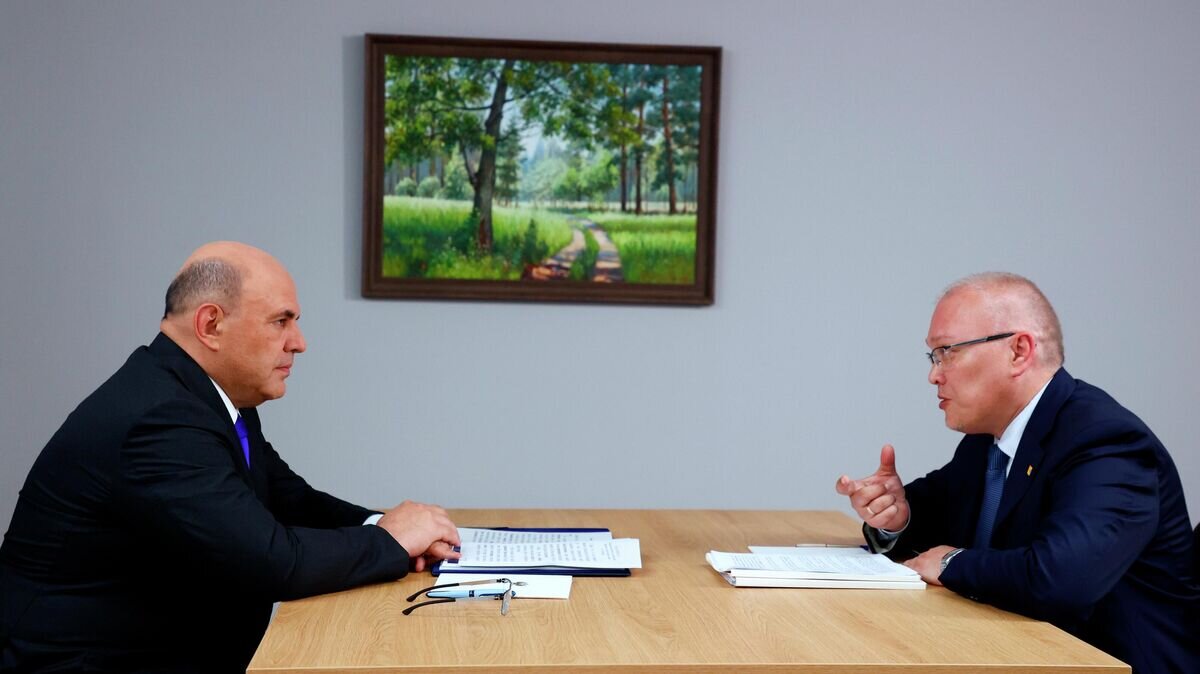    Рабочая поездка премьер-министра РФ М. Мишустина в Тамбовскую область© РИА Новости / Дмитрий Астахов