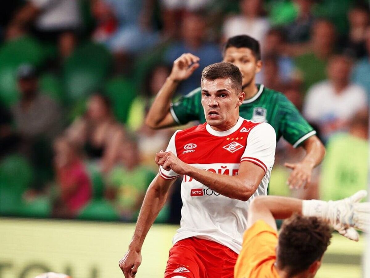    Полузащитник "Спартака" Роман Зобнин© пресс-служба ФК "Спартак"