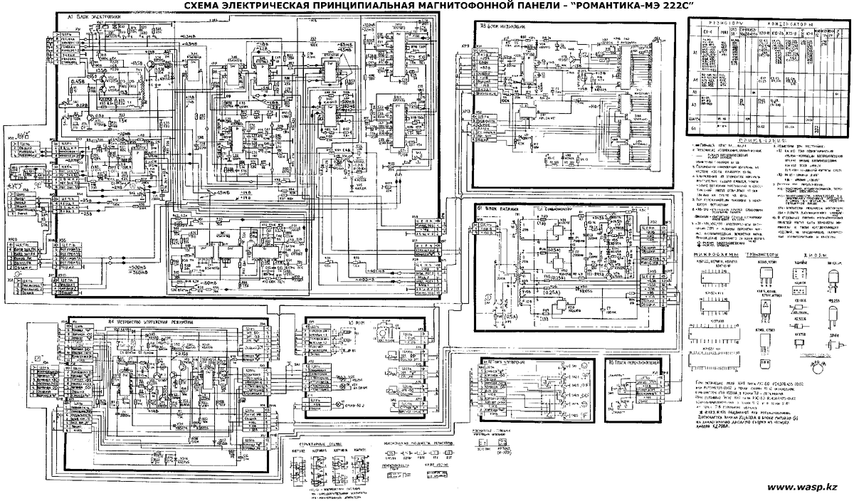 Магнитофонная панель